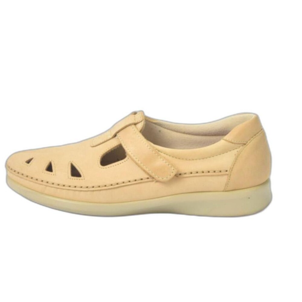 SAS Tripad Comfort Tan Walking Shoe Hook and Loop Closure Size 8.5